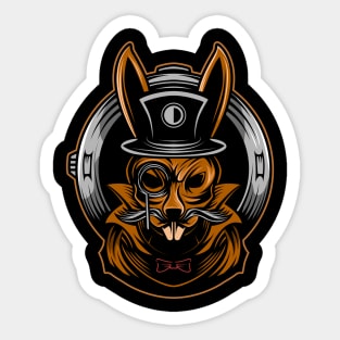 Rabbit steampunk Sticker